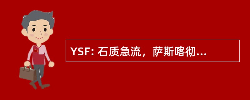 YSF: 石质急流，萨斯喀彻温，加拿大-石质急流