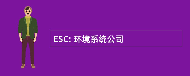 ESC: 环境系统公司