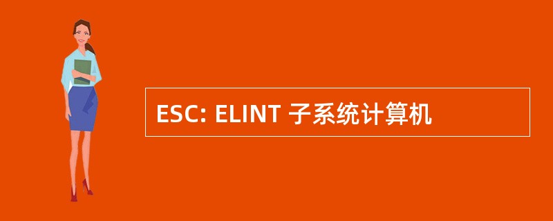 ESC: ELINT 子系统计算机