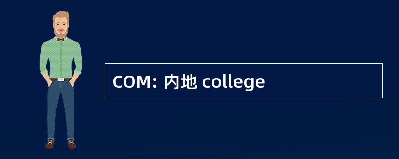 COM: 内地 college