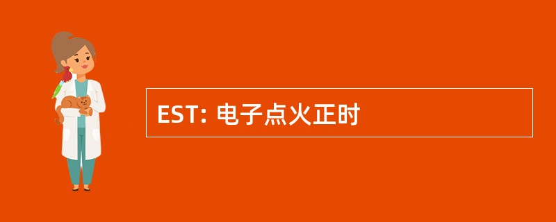 EST: 电子点火正时