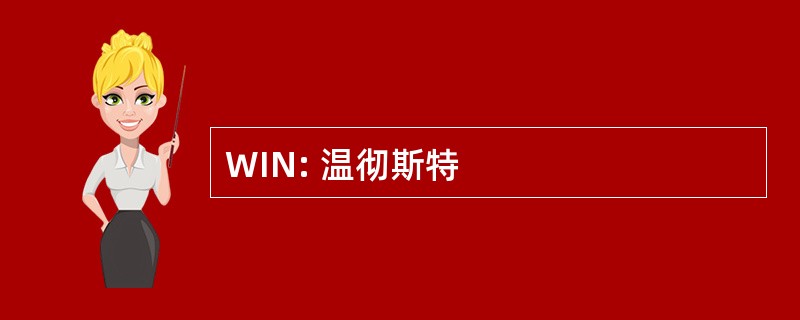 WIN: 温彻斯特