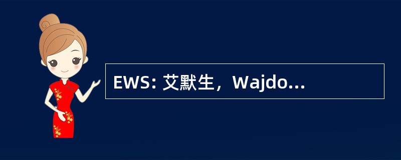 EWS: 艾默生，Wajdowicz 工作室