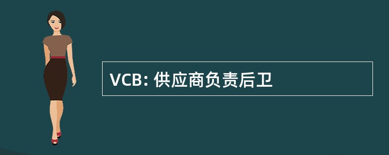 VCB: 供应商负责后卫