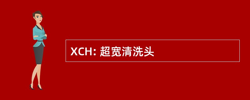 XCH: 超宽清洗头