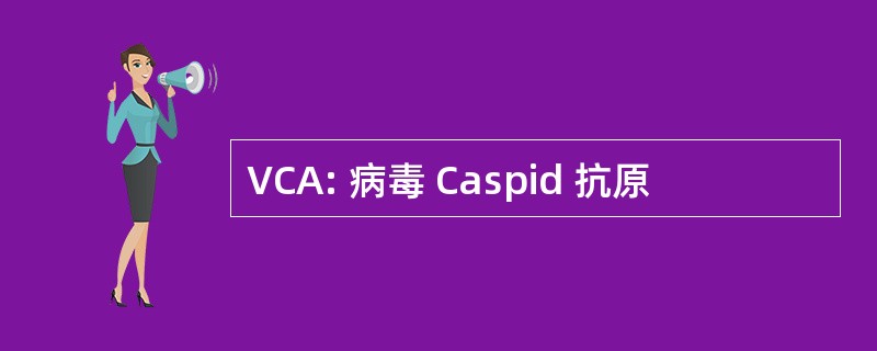 VCA: 病毒 Caspid 抗原