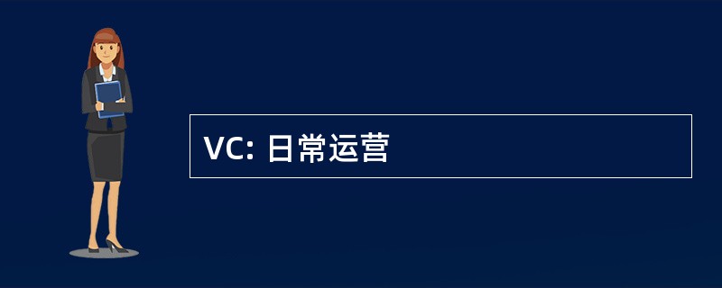 VC: 日常运营