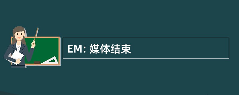 EM: 媒体结束