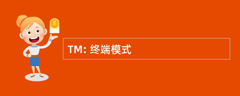 TM: 终端模式