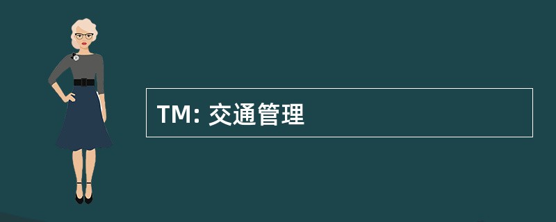 TM: 交通管理