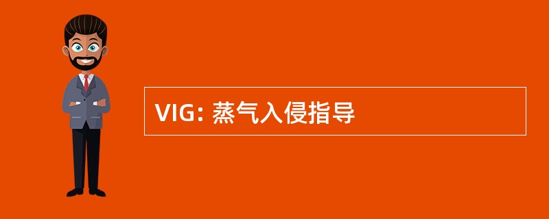 VIG: 蒸气入侵指导