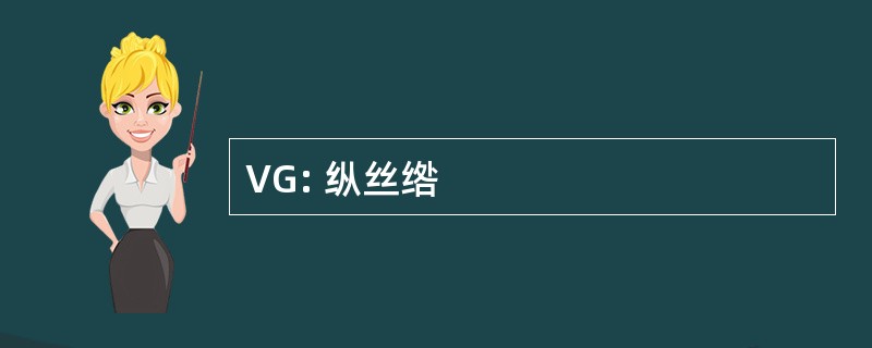 VG: 纵丝绺