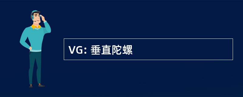 VG: 垂直陀螺