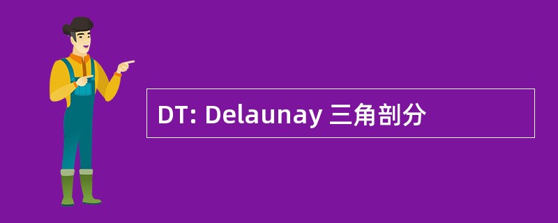 DT: Delaunay 三角剖分