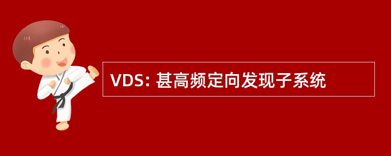 VDS: 甚高频定向发现子系统