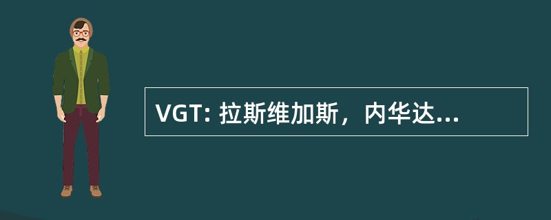 VGT: 拉斯维加斯，内华达州，美国-北空气终端