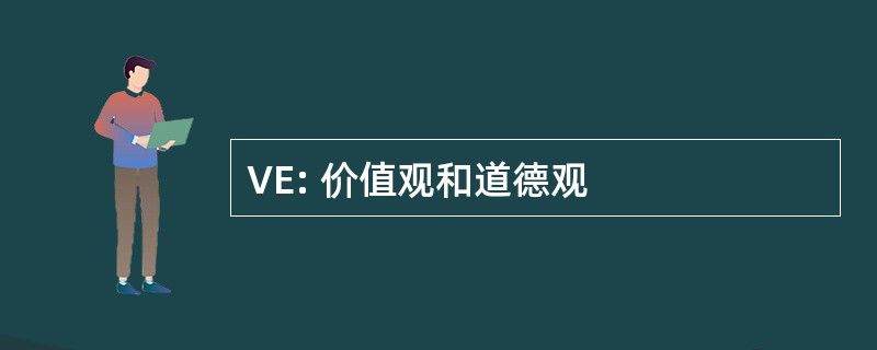 VE: 价值观和道德观