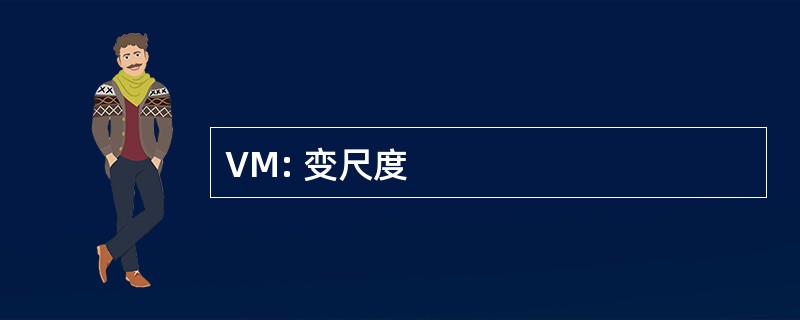 VM: 变尺度