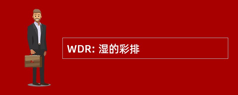 WDR: 湿的彩排