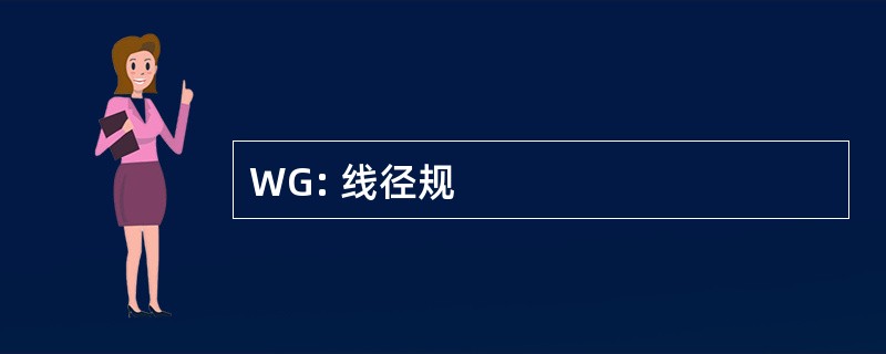 WG: 线径规