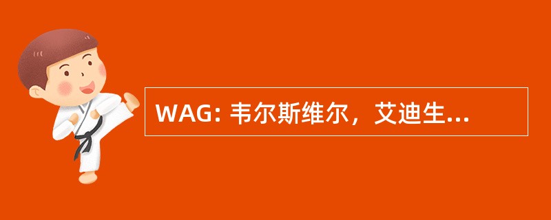 WAG: 韦尔斯维尔，艾迪生和盖尔顿铁路公司