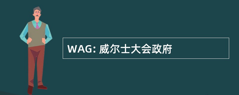 WAG: 威尔士大会政府