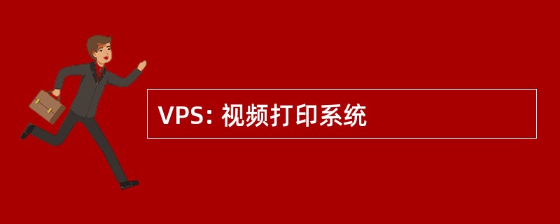 VPS: 视频打印系统