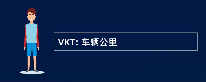 VKT: 车辆公里