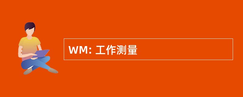 WM: 工作测量