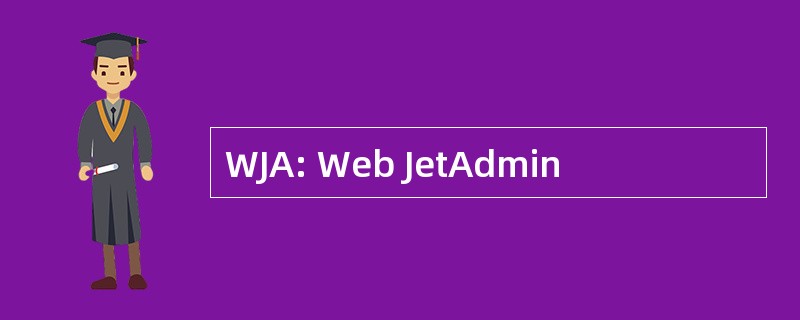 WJA: Web JetAdmin