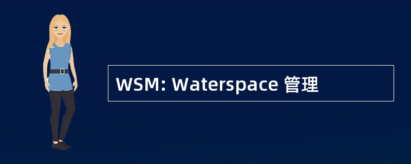 WSM: Waterspace 管理