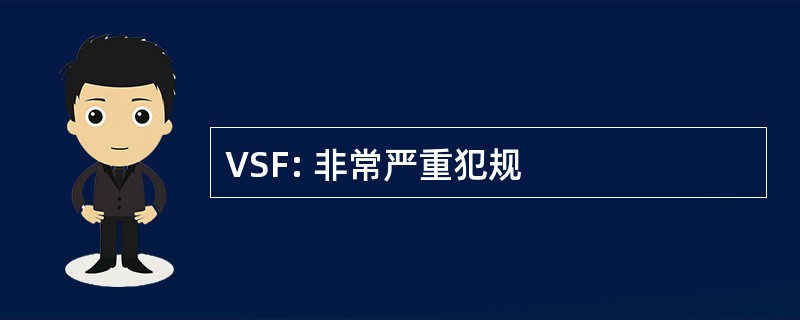 VSF: 非常严重犯规