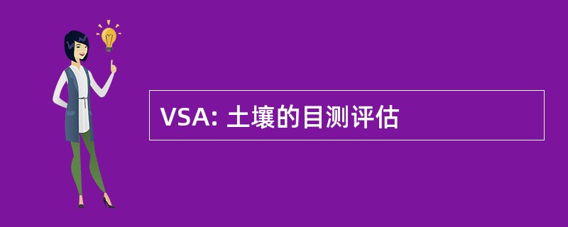 VSA: 土壤的目测评估