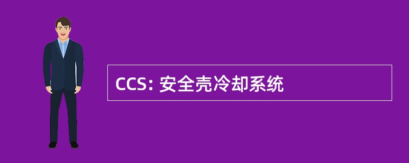 CCS: 安全壳冷却系统