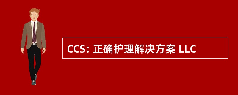 CCS: 正确护理解决方案 LLC