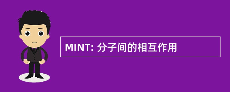 MINT: 分子间的相互作用