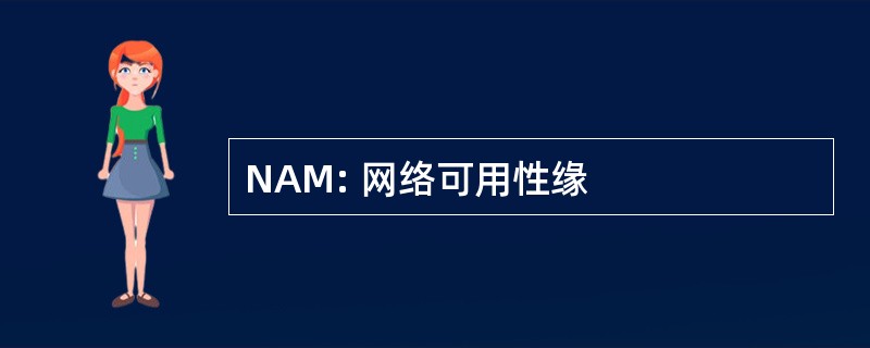 NAM: 网络可用性缘