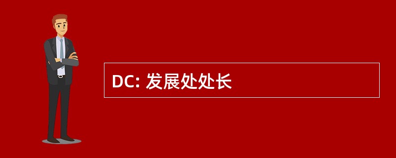 DC: 发展处处长