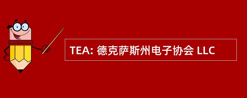 TEA: 德克萨斯州电子协会 LLC