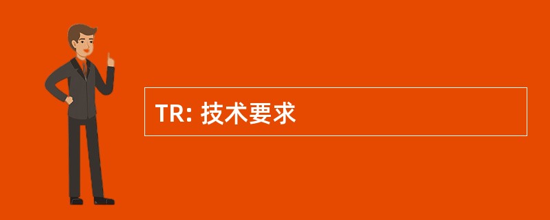 TR: 技术要求