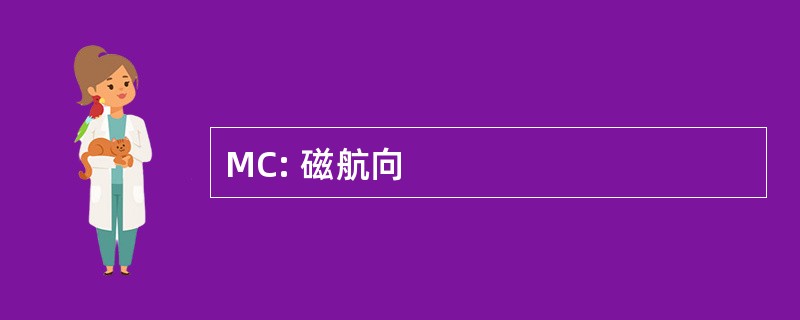 MC: 磁航向