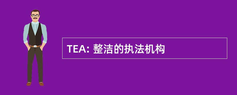 TEA: 整洁的执法机构