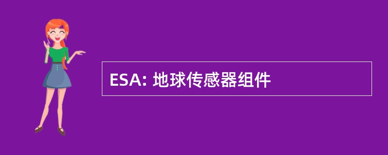 ESA: 地球传感器组件