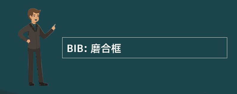 BIB: 磨合框