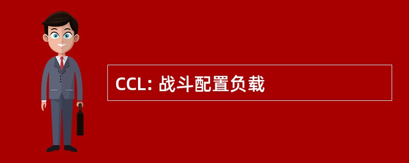 CCL: 战斗配置负载