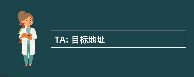 TA: 目标地址