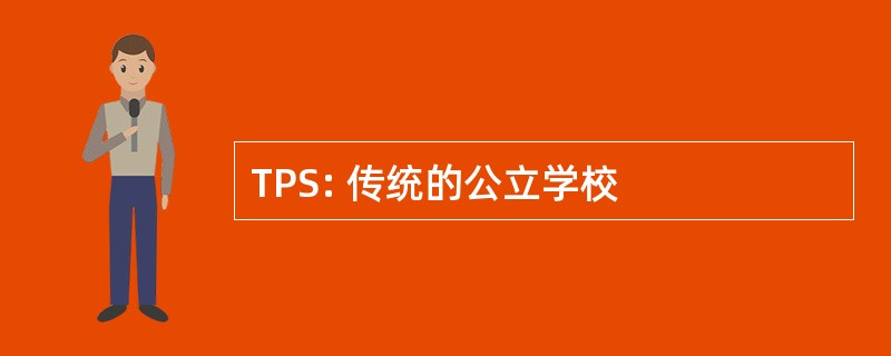 TPS: 传统的公立学校