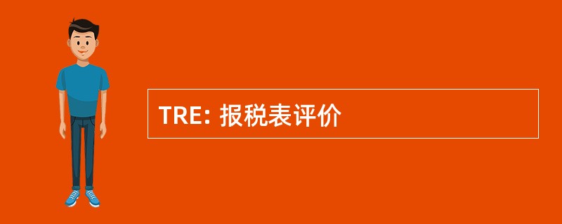 TRE: 报税表评价