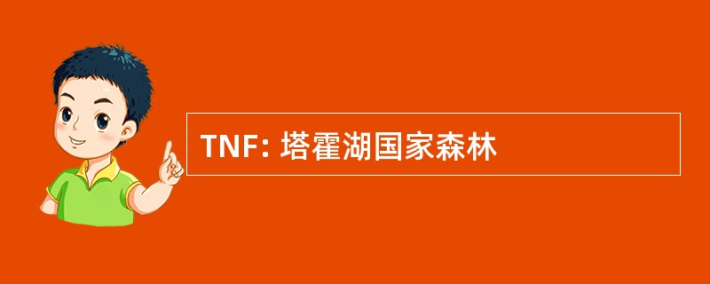 TNF: 塔霍湖国家森林