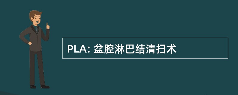 PLA: 盆腔淋巴结清扫术